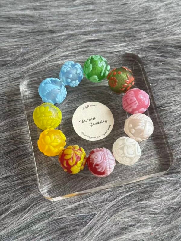 Handcraft Art Glass Bracelet (Customizable)