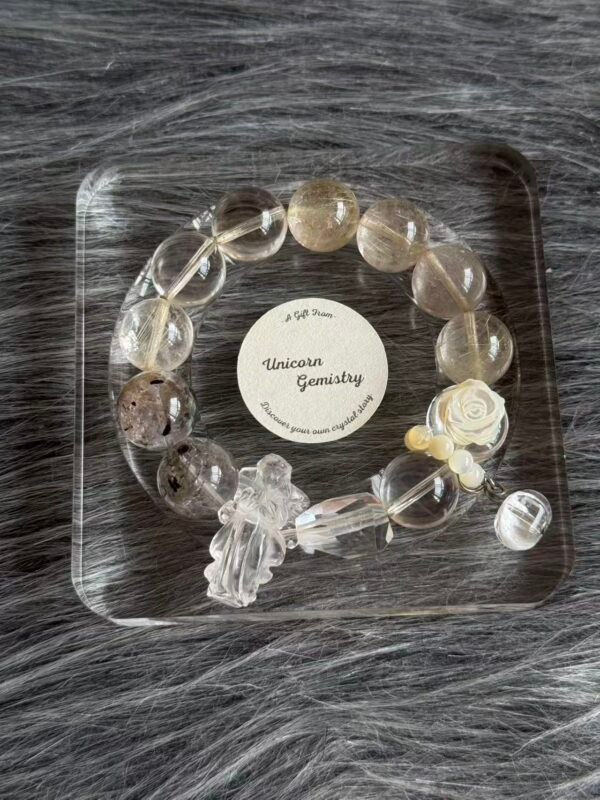 Golden Rutilated Quartz Bracelet