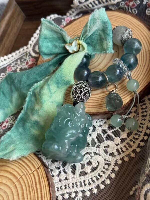 Fluorite Unicorn with holder