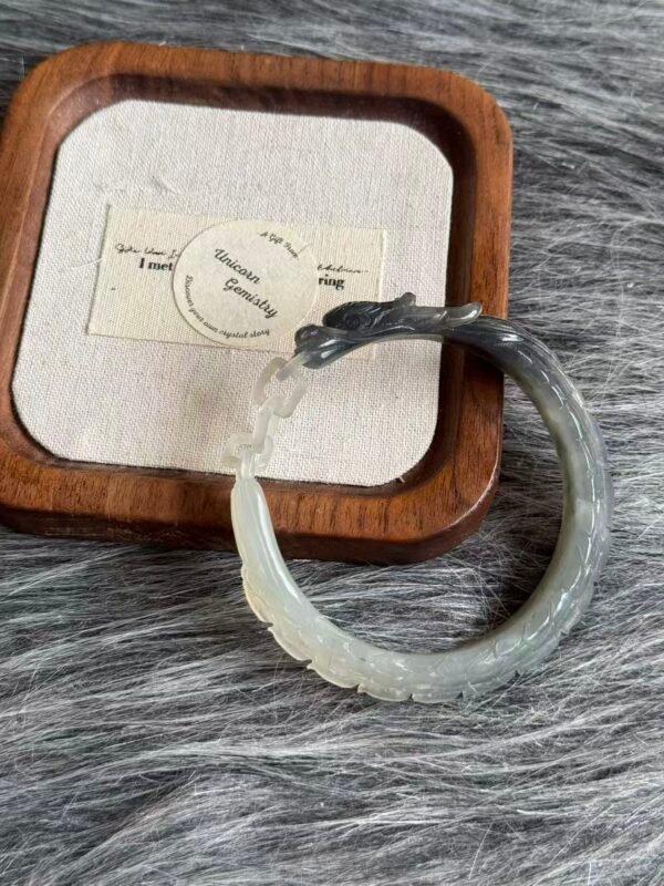 Handcrafted Dragon Serpentine Bangle