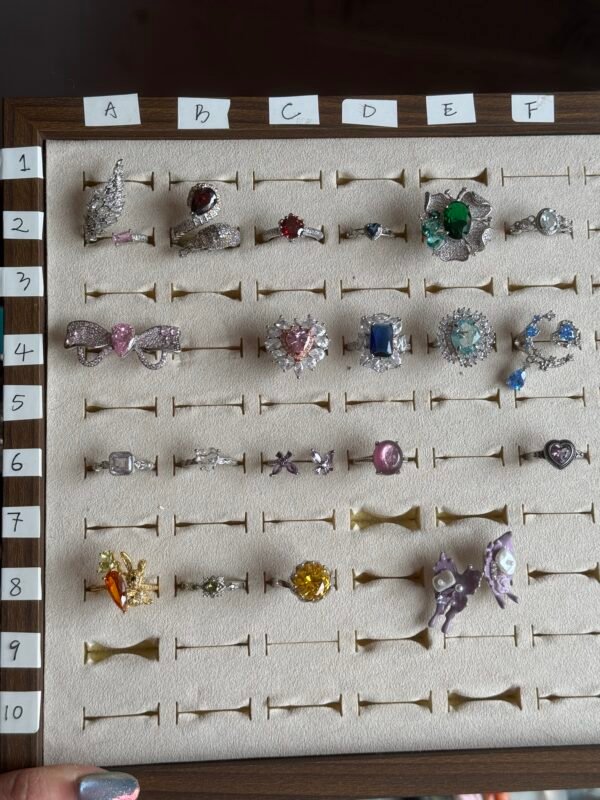 $12 Adjustable Rings (Please select the number according to the first picture)