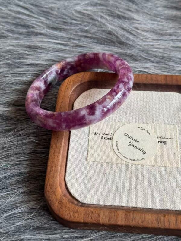 Purple Mica Simple Bangle